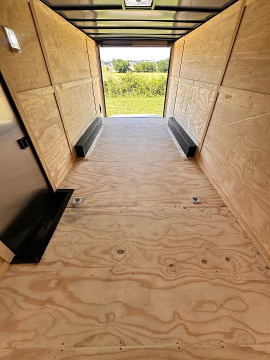 New 2026 Luxe 8.5x20 Car Hauler 5200 lb torsions Charcoal poly-Blackout- Enclosed Car Hauler