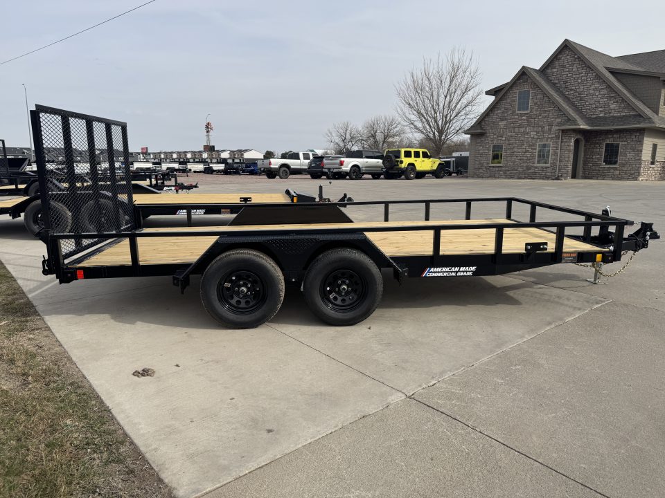New 2026 Liberty LU7K82A - 7K Angle Utility 82" Wide Deck Utility Trailer