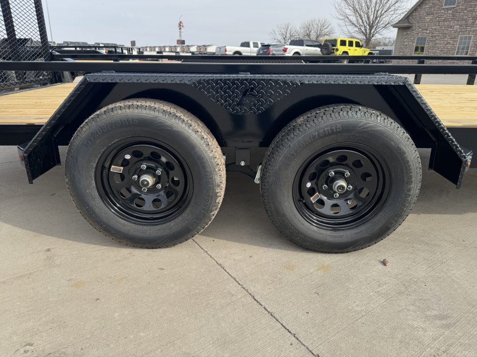 New 2026 Liberty LU7K82A - 7K Angle Utility 82" Wide Deck Utility Trailer