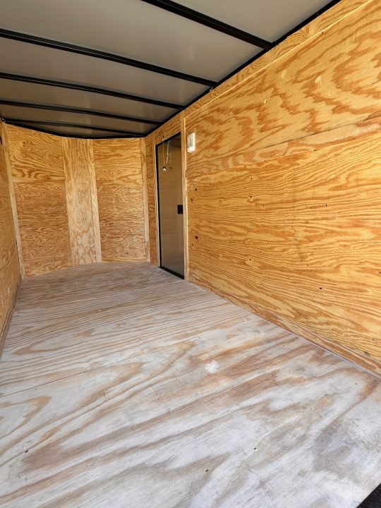 New 2026 Luxe 6X12 - Enclosed Trailer- 3500LB Tandem Axle - Black Poly - Blackout