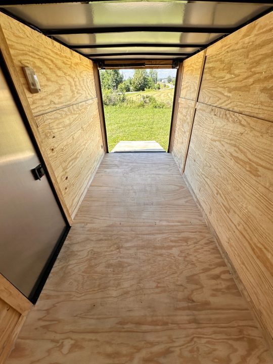 New 2026 Luxe 6X12 - Enclosed Trailer- 3500LB Tandem Axle - Black Poly - Blackout