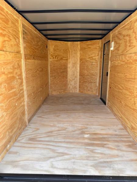 New 2026 Luxe 6X12 - Enclosed Trailer- 3500LB Tandem Axle - Black Poly - Blackout