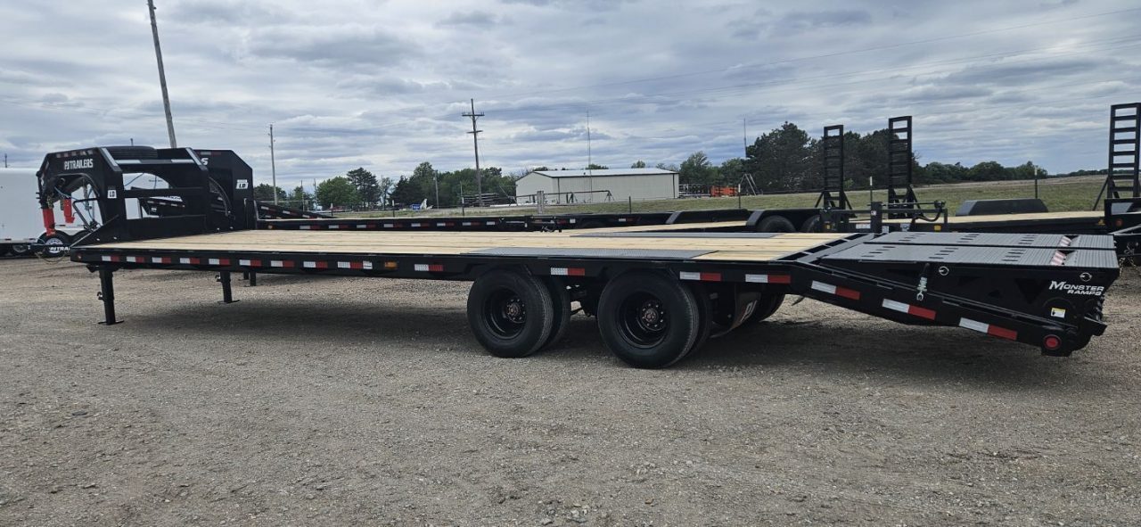 New 2026 PJ Trailers 102" x 32' Low-Pro Flatdeck with Duals (LD) Flatbed Trailer