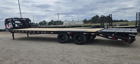 New 2026 PJ Trailers 102" x 32' Low-Pro Flatdeck with Duals (LD) Flatbed Trailer