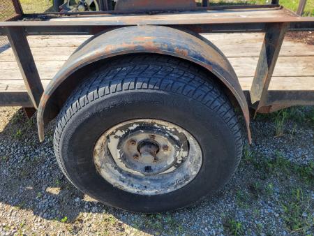 Used 2001 Kirk's Trailer 5x8 Tilt Bed Utility Trailer