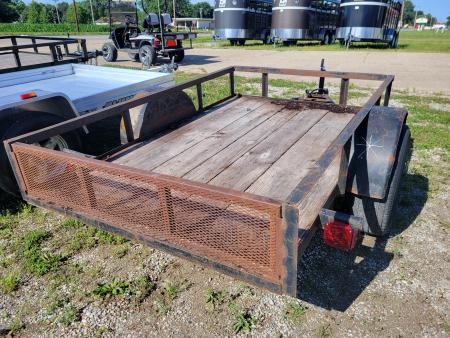 Used 2001 Kirk's Trailer 5x8 Tilt Bed Utility Trailer