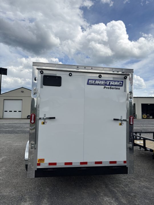 New 2026 Sure-Trac 7x16 Contractor Pro Bullnose Cargo / Enclosed Trailer