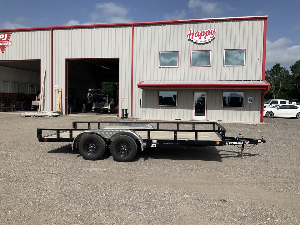 New 2026 PJ 83"x16' Tandem Axle Utility Trailer - UL