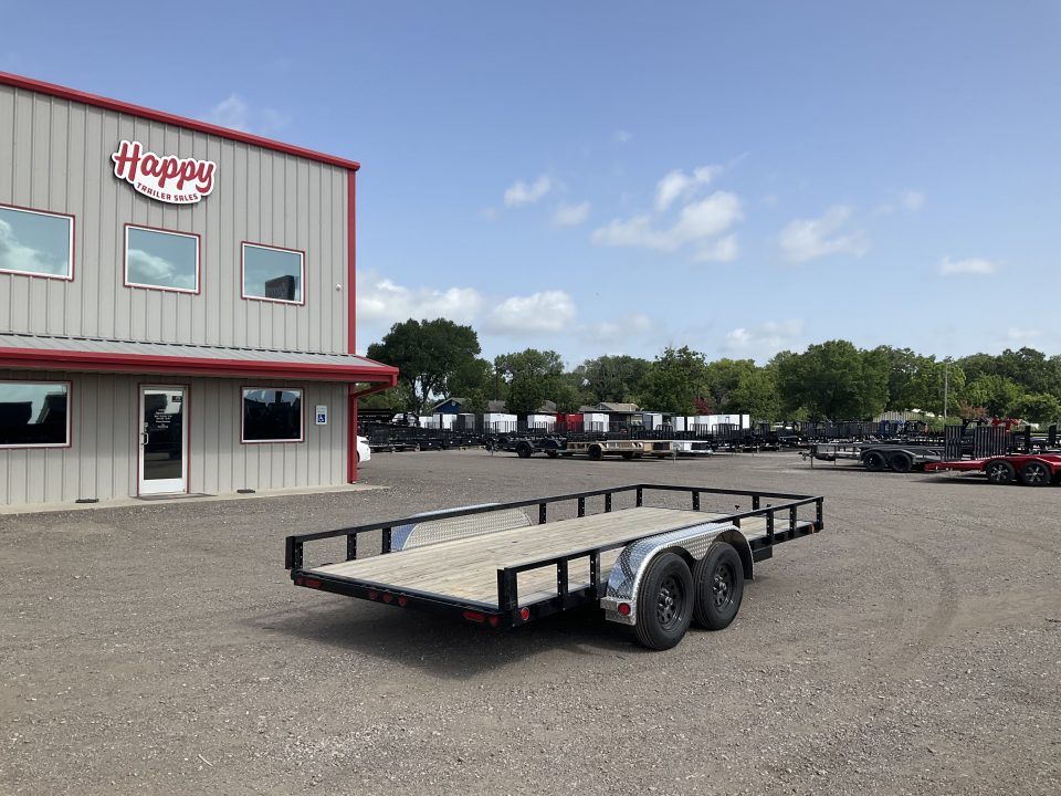 New 2026 PJ 83"x16' Tandem Axle Utility Trailer - UL
