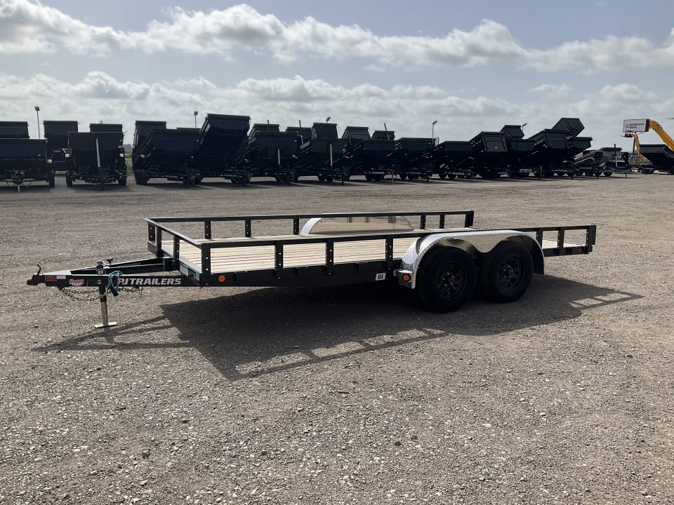 New 2026 PJ 83"x16' Tandem Axle Utility Trailer - UL