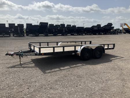 New 2026 PJ 83"x16' Tandem Axle Utility Trailer - UL