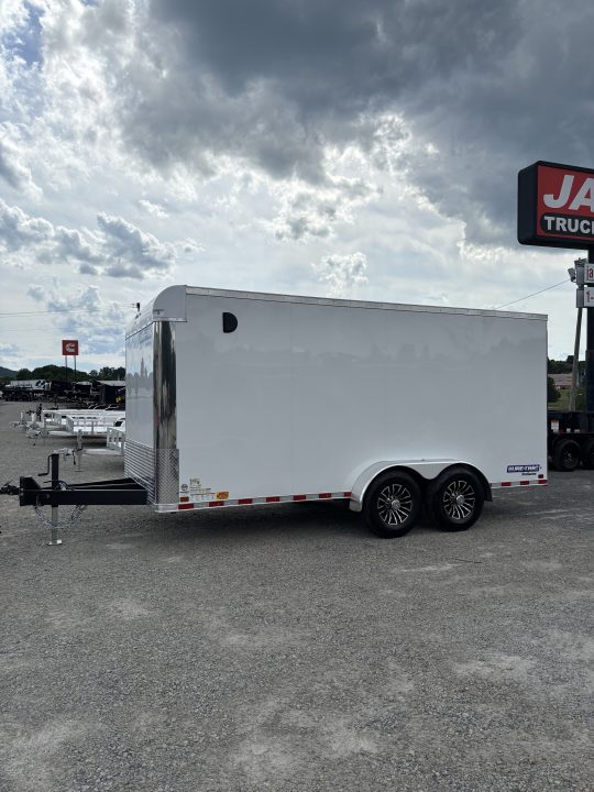New 2026 Sure-Trac 7x16 Contractor Pro Bullnose Cargo / Enclosed Trailer