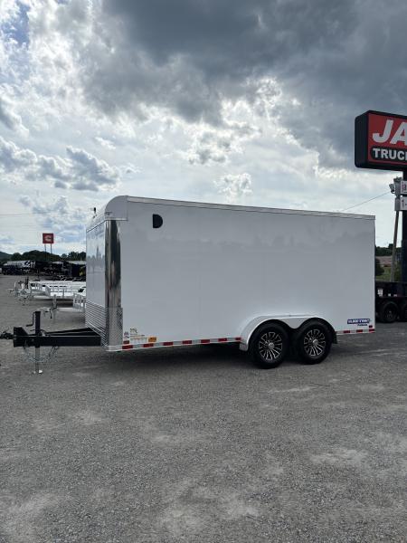 New 2026 Sure-Trac 7x16 Contractor Pro Bullnose Cargo / Enclosed Trailer