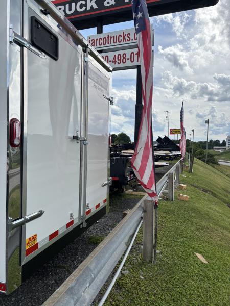 New 2026 Sure-Trac 7x16 Contractor Pro Bullnose Cargo / Enclosed Trailer