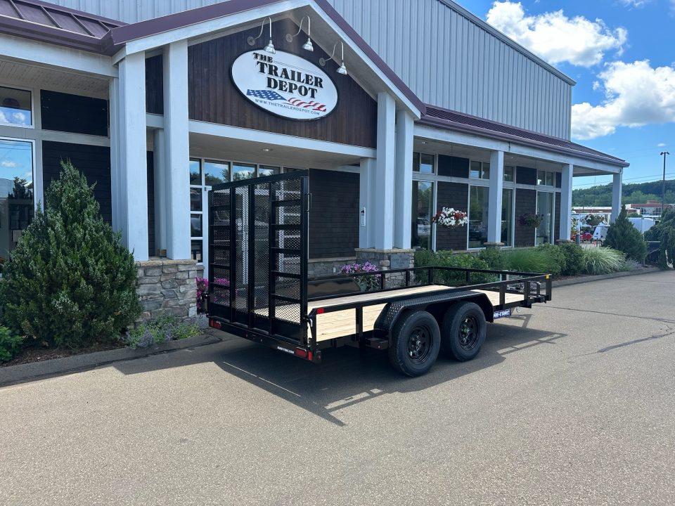 New Sure-Trac 7′ X 14′ OPEN LANDSCAPE TRAILER 7K