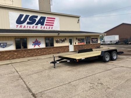 New 2026 AMO 82x16 TA1 Flat Deck 7K Car Hauler