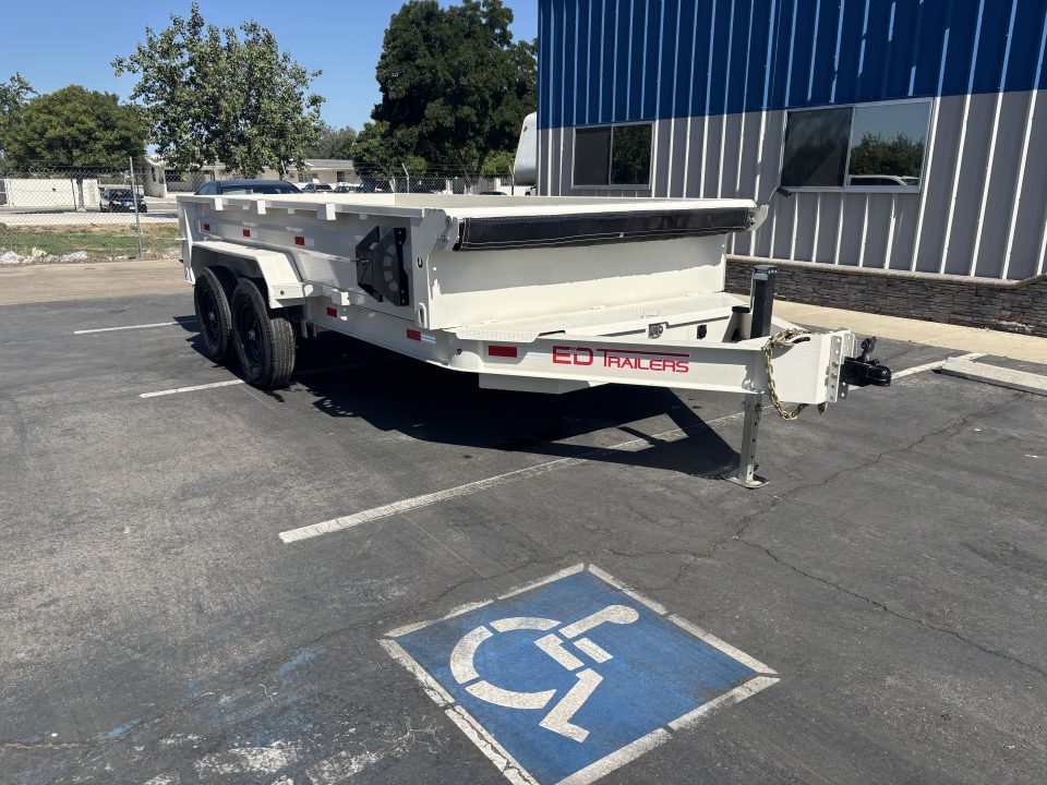 New 2026 ED 7'x14'x20 Inch Low Pro 14k Dump Trailer
