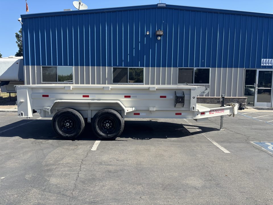 New 2026 ED 7'x14'x20 Inch Low Pro 14k Dump Trailer