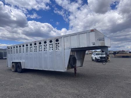 Used 1993 Wilson Trailer Company 24' Stock Trailer
