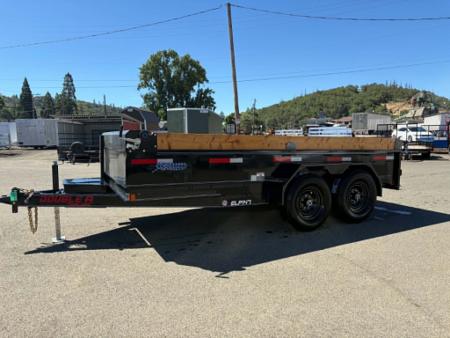 New SPREADER DUMP TRAILER 2027 DOUBLE A ELP147-14 7X14 TANDEM AXLE 14000 GVWR