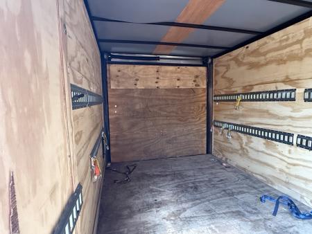 Consignment 2024 Rock Solid Cargo 7x14 Enclosed Trailer – 7K GVWR | White Cargo Trailer