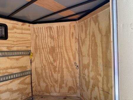 Consignment 2024 Rock Solid Cargo 7x14 Enclosed Trailer – 7K GVWR | White Cargo Trailer