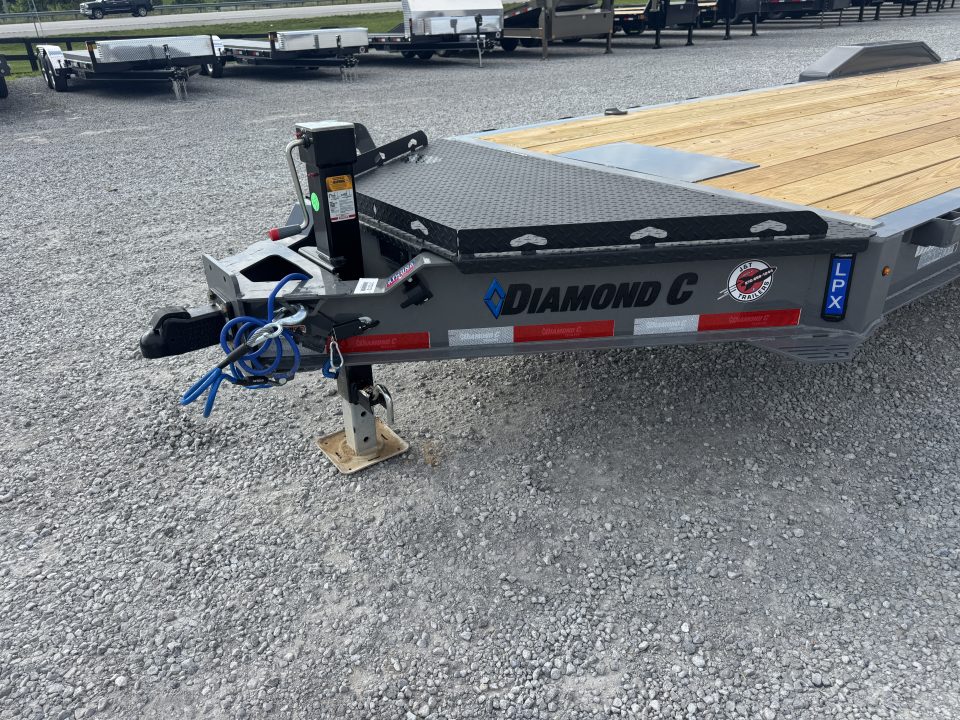New 2026 Diamond C LPX 210 82"x24' 20,000# GVWR Equipment Trailer
