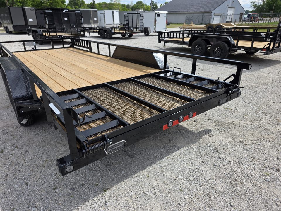 New 2026 Load Trail 83" x 20' Tandem Axle SIDE LOAD RAMP 7000 GVWR 83X20 Utility Trailer