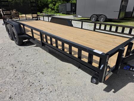 New 2026 Load Trail 83" x 20' Tandem Axle SIDE LOAD RAMP 7000 GVWR 83X20 Utility Trailer