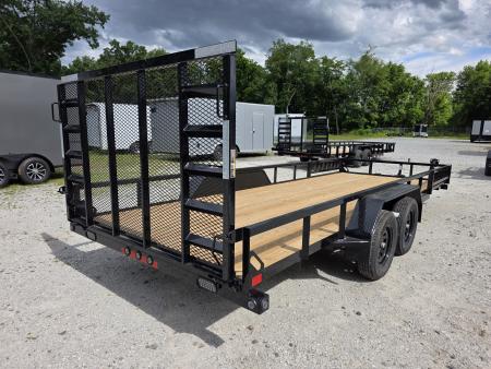 New 2026 Load Trail 83" x 20' Tandem Axle SIDE LOAD RAMP 7000 GVWR 83X20 Utility Trailer