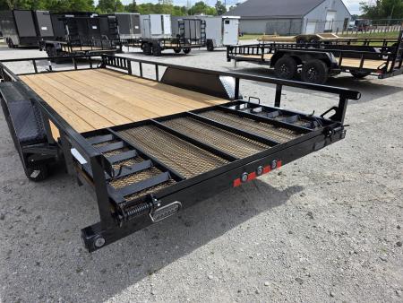 New 2026 Load Trail 83" x 20' Tandem Axle SIDE LOAD RAMP 7000 GVWR 83X20 Utility Trailer