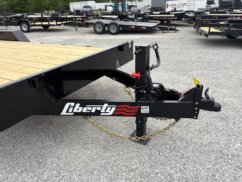 New 2026 LIBERTY LE14K83X18+2C6 (83" X 18' + 2') 14K Straight Ramp Equipment Trailer