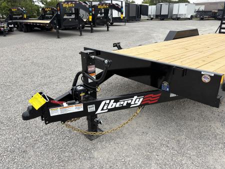 New 2026 LIBERTY LE14K83X18+2C6 (83" X 18' + 2') 14K Straight Ramp Equipment Trailer