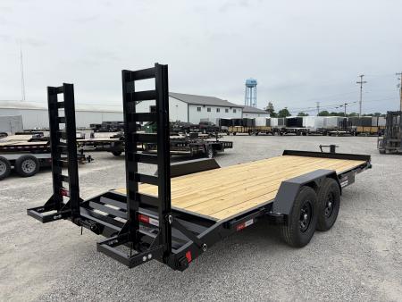New 2026 LIBERTY LE14K83X18+2C6 (83" X 18' + 2') 14K Straight Ramp Equipment Trailer
