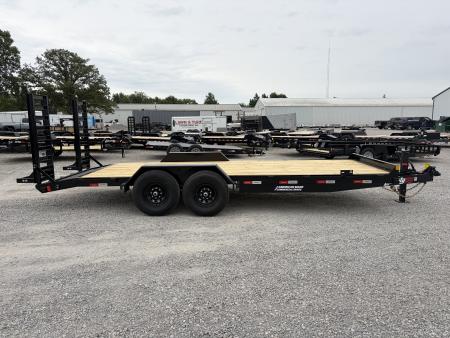 New 2026 LIBERTY LE14K83X18+2C6 (83" X 18' + 2') 14K Straight Ramp Equipment Trailer