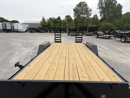 New 2026 LIBERTY LE14K83X18+2C6 (83" X 18' + 2') 14K Straight Ramp Equipment Trailer