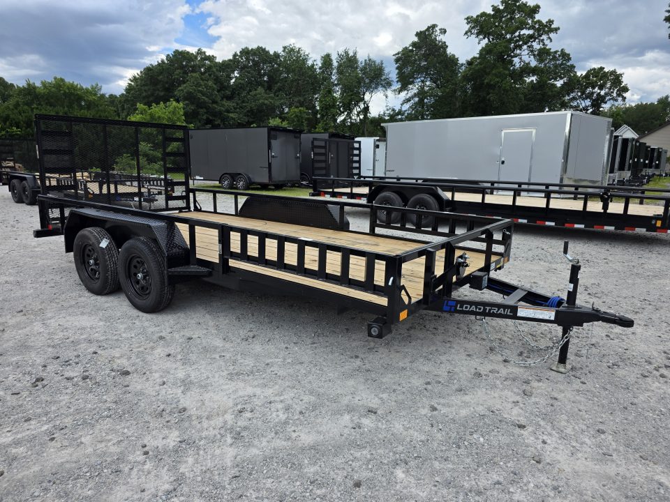 New 2026 Load Trail 83 X 16 TANDEM AXLE UTILITY TRAILER SIDE LOAD RAMPS 83X16 Utility Trailer