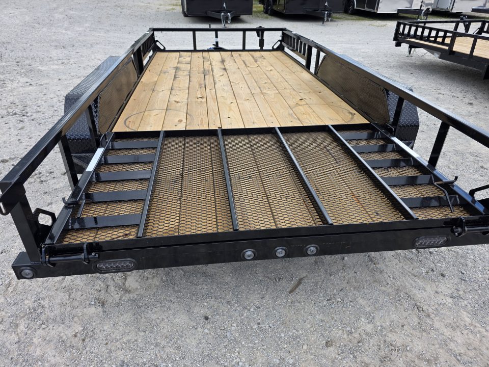 New 2026 Load Trail 83 X 16 TANDEM AXLE UTILITY TRAILER SIDE LOAD RAMPS 83X16 Utility Trailer