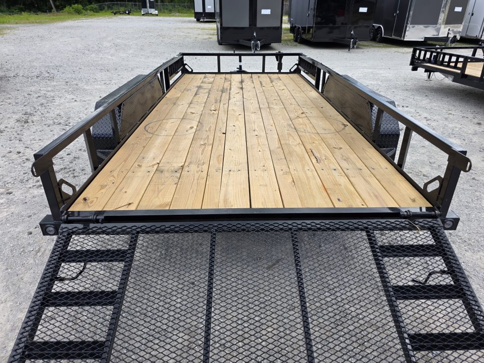 New 2026 Load Trail 83 X 16 TANDEM AXLE UTILITY TRAILER SIDE LOAD RAMPS 83X16 Utility Trailer