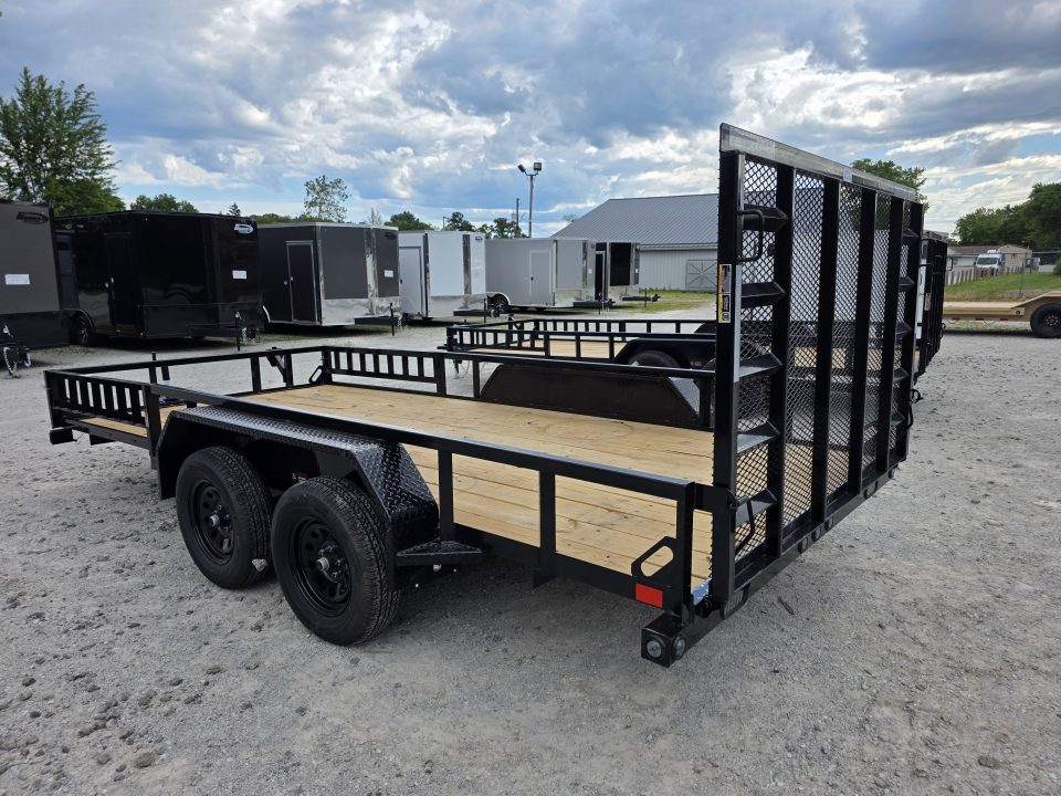 New 2026 Load Trail 83 X 16 TANDEM AXLE UTILITY TRAILER SIDE LOAD RAMPS 83X16 Utility Trailer