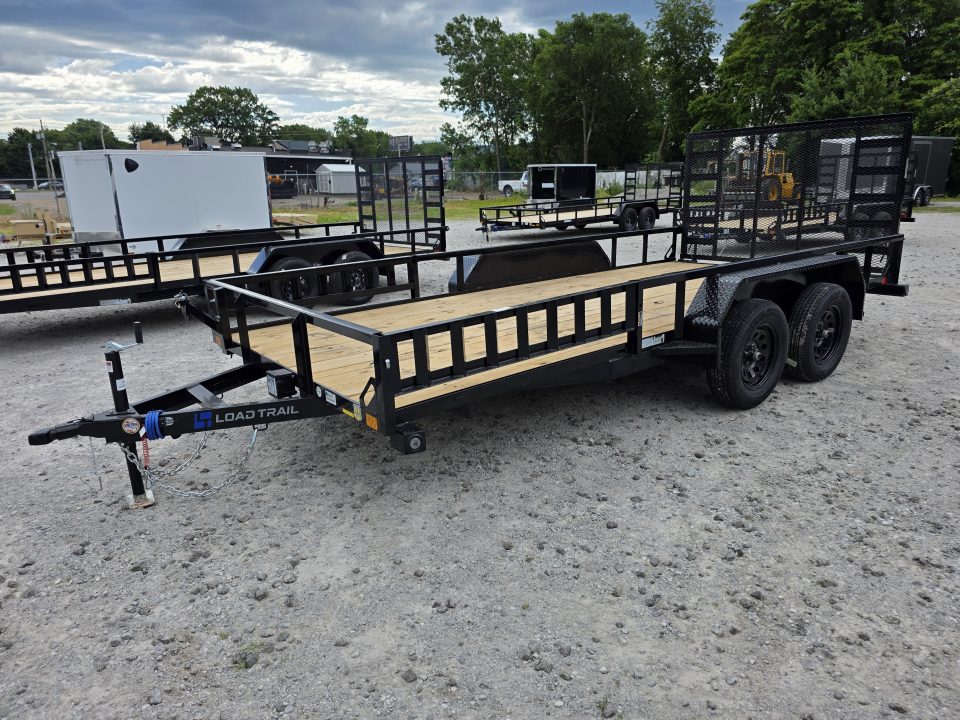 New 2026 Load Trail 83 X 16 TANDEM AXLE UTILITY TRAILER SIDE LOAD RAMPS 83X16 Utility Trailer
