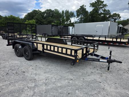 New 2026 Load Trail 83 X 16 TANDEM AXLE UTILITY TRAILER SIDE LOAD RAMPS 83X16 Utility Trailer