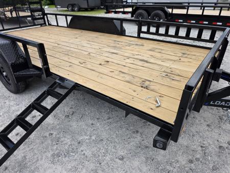 New 2026 Load Trail 83 X 16 TANDEM AXLE UTILITY TRAILER SIDE LOAD RAMPS 83X16 Utility Trailer