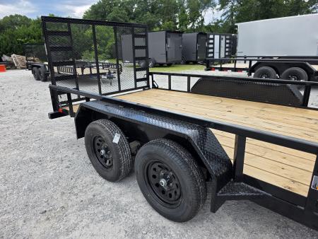 New 2026 Load Trail 83 X 16 TANDEM AXLE UTILITY TRAILER SIDE LOAD RAMPS 83X16 Utility Trailer