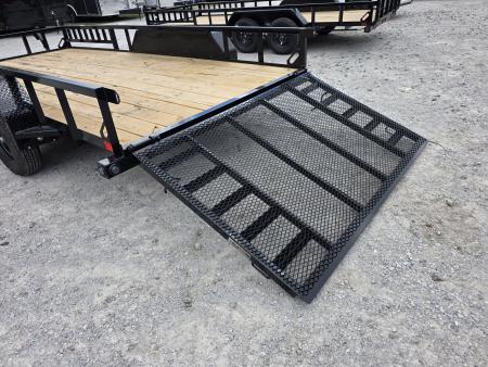 New 2026 Load Trail 83 X 16 TANDEM AXLE UTILITY TRAILER SIDE LOAD RAMPS 83X16 Utility Trailer