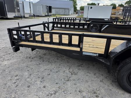 New 2026 Load Trail 83 X 16 TANDEM AXLE UTILITY TRAILER SIDE LOAD RAMPS 83X16 Utility Trailer