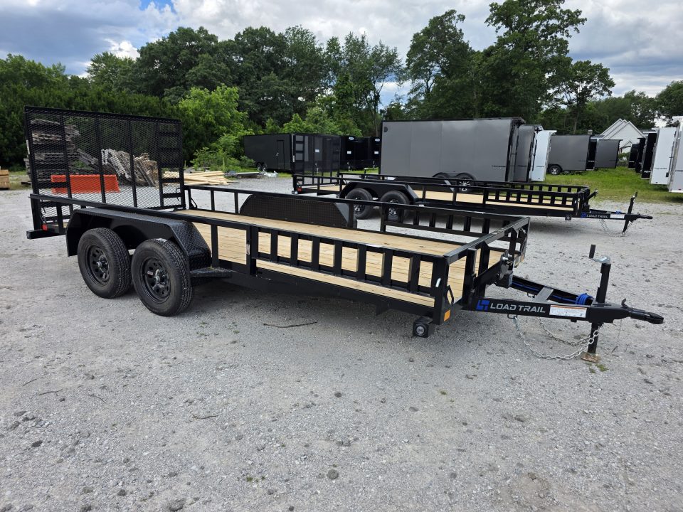New 2026 Load Trail 83 X 16 TANDEM AXLE UTILITY TRAILER SIDE LOAD RAMPS 83X16 Utility Trailer