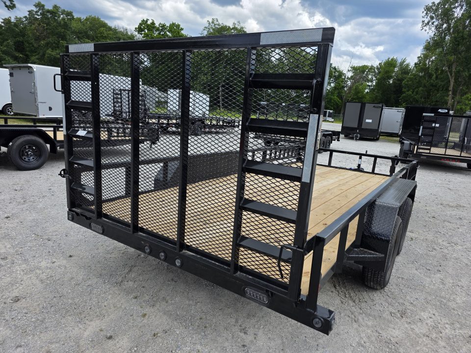 New 2026 Load Trail 83 X 16 TANDEM AXLE UTILITY TRAILER SIDE LOAD RAMPS 83X16 Utility Trailer
