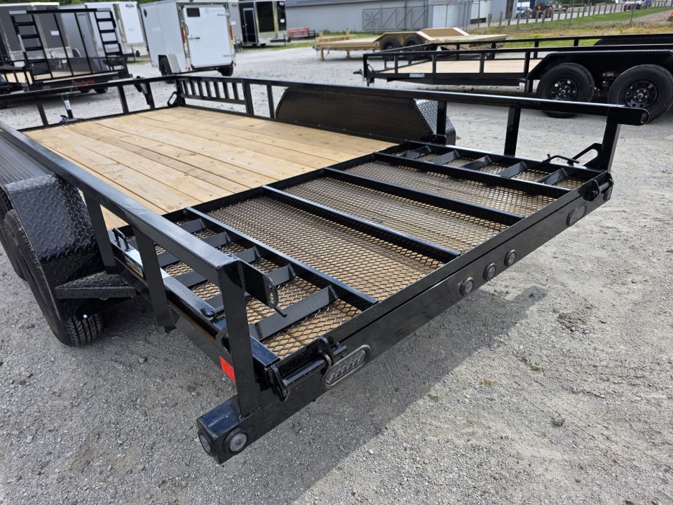 New 2026 Load Trail 83 X 16 TANDEM AXLE UTILITY TRAILER SIDE LOAD RAMPS 83X16 Utility Trailer