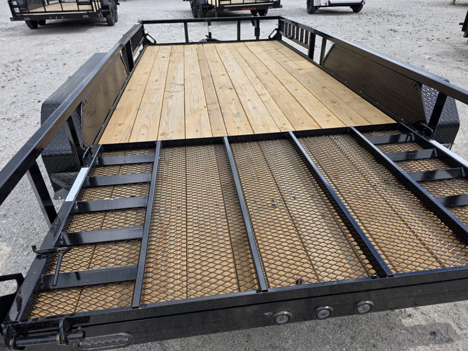 New 2026 Load Trail 83 X 16 TANDEM AXLE UTILITY TRAILER SIDE LOAD RAMPS 83X16 Utility Trailer